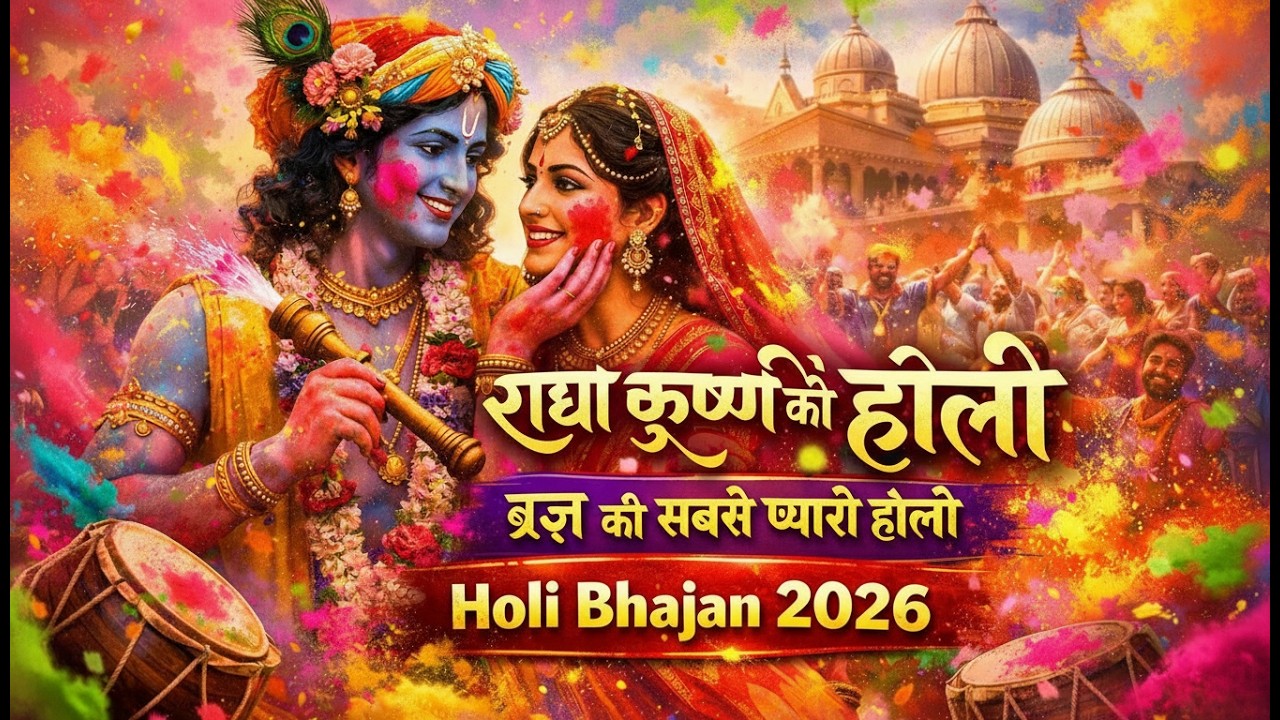 राधा कृष्ण की प्रेम भरी होली | ब्रज की सबसे प्यारी होली | Holi Bhajan 2026