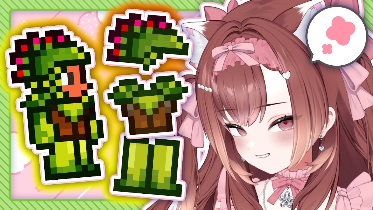 Best Terraria Nature Drip?! | Terraria Mage Progression ♡ 【VTuber】