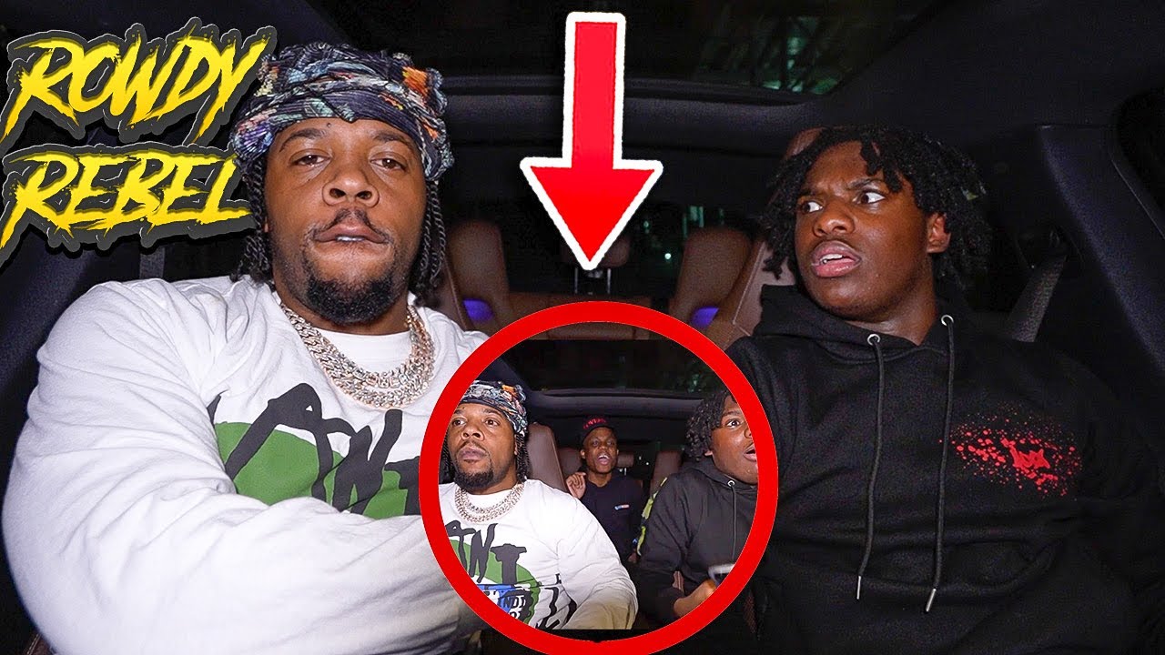 PLAYING THE OPPS MUSIC IN FRONT OF ROWDY REBEL *HE CRASHED MY CAR*