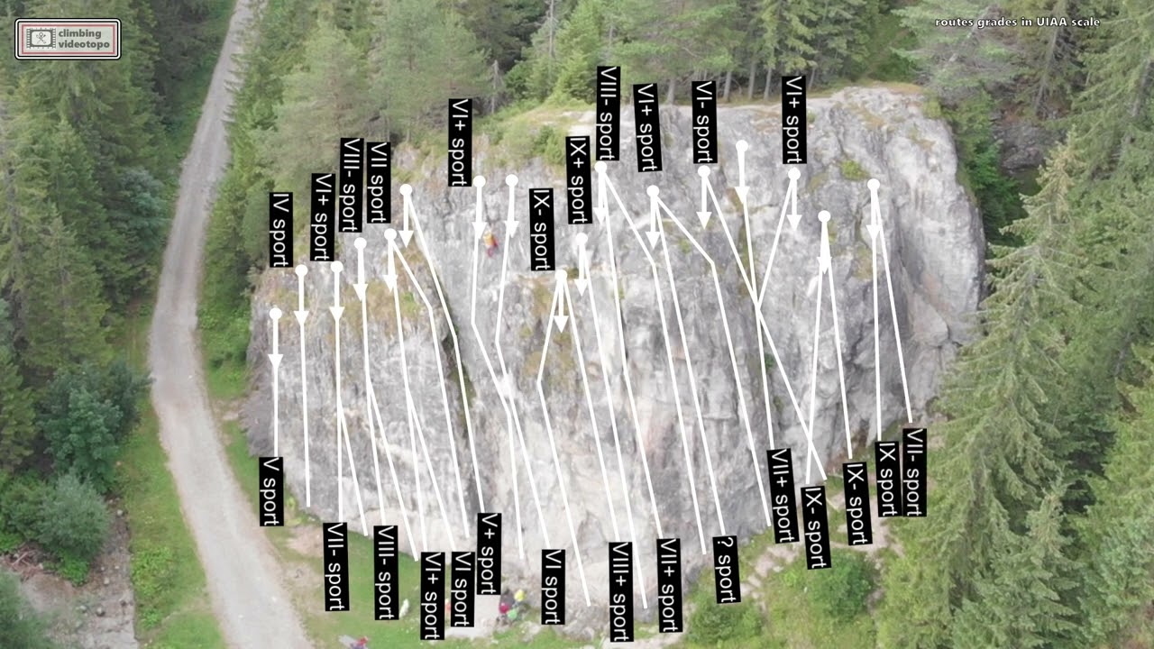 climbing videotopo vol. 59. Tatry Zapadne. Zuberec. Vapenka.