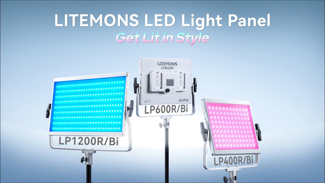 Godox LITEMONS LP LED Panel Series! Versatile Lighting Solution