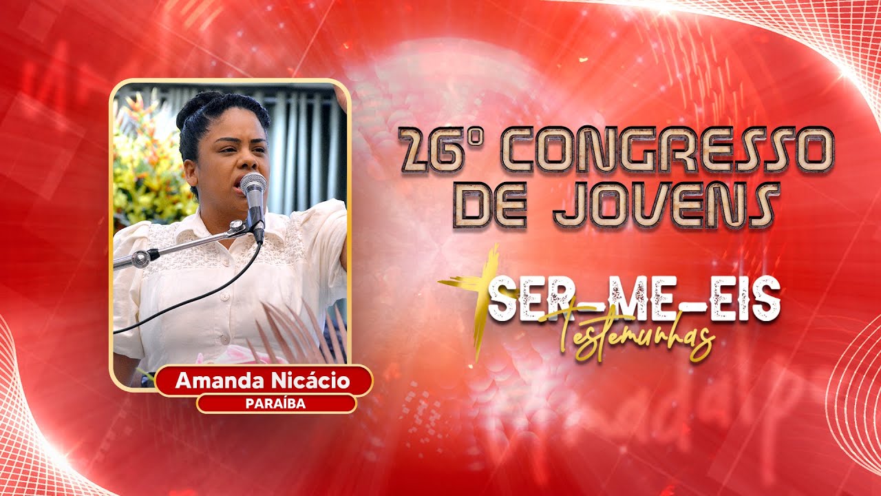 Amanda Nicácio - 26º Congresso de Jovens - Templo Central - Ieadalpe - 29/01/2024