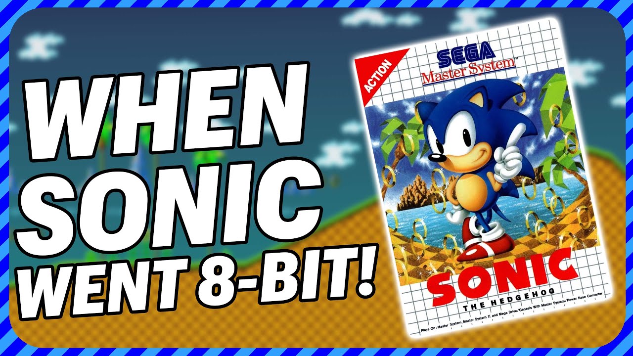 Sonic the Hedgehog перешёл с Sega Genesis на Master System и Game Gear в 1991 году! История 8-бит...