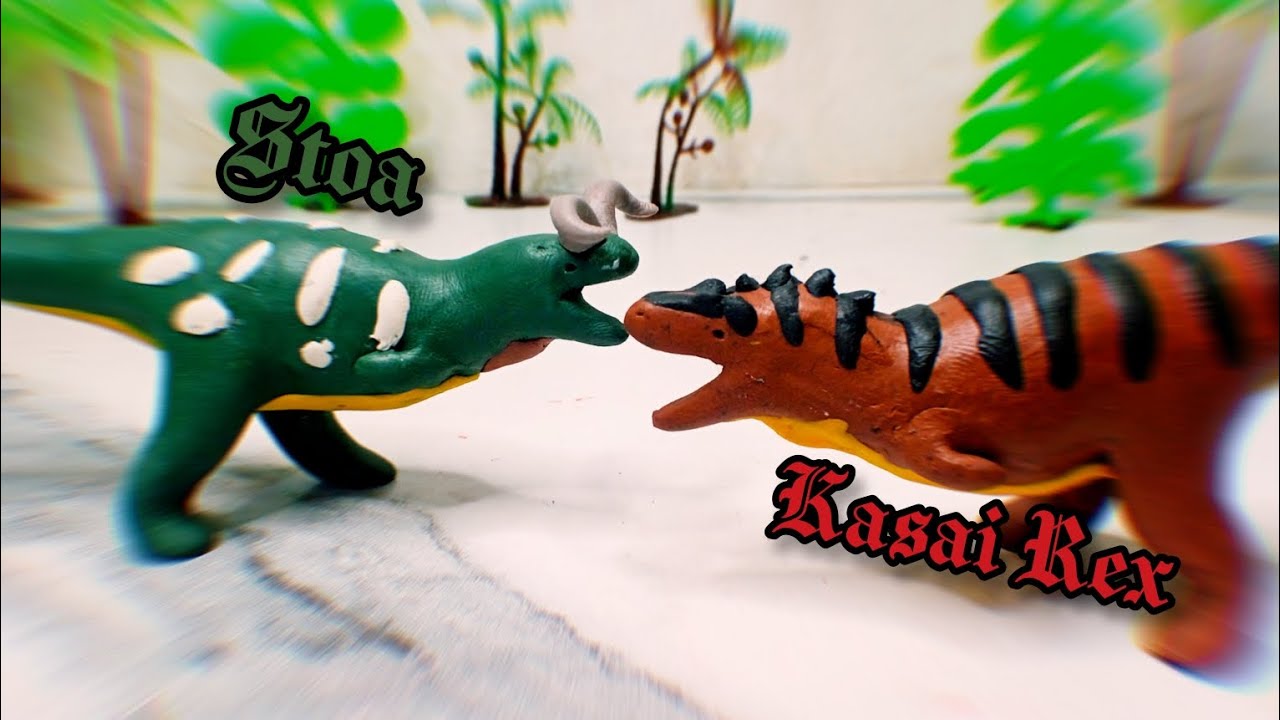 Kasai Rex vs Stoa / Claymotion fight