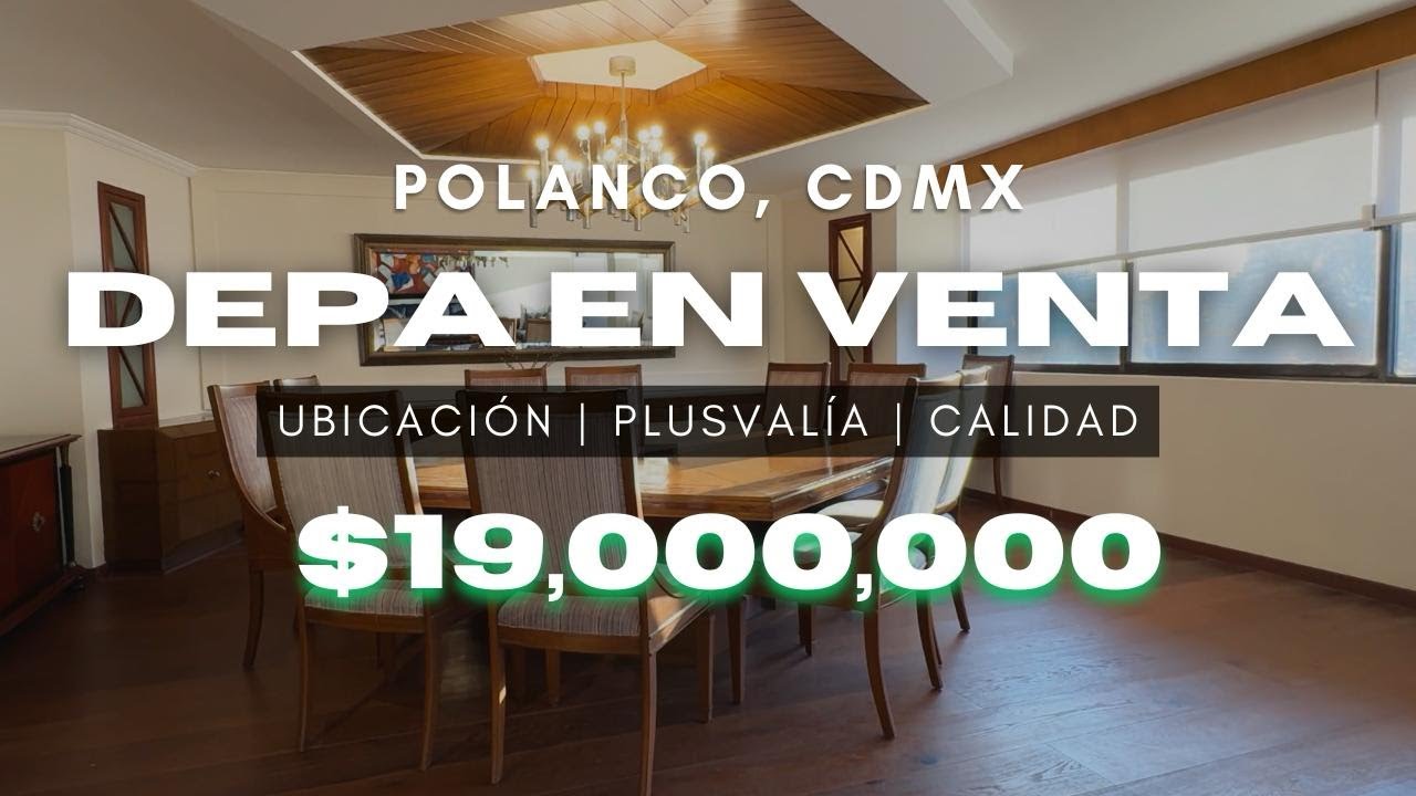DEPARTAMENTO EN POLANCO POR SOLO $19 MILLONES | #hometour  #penthouse  en #polanco  VAZQUEZ DE MELLA