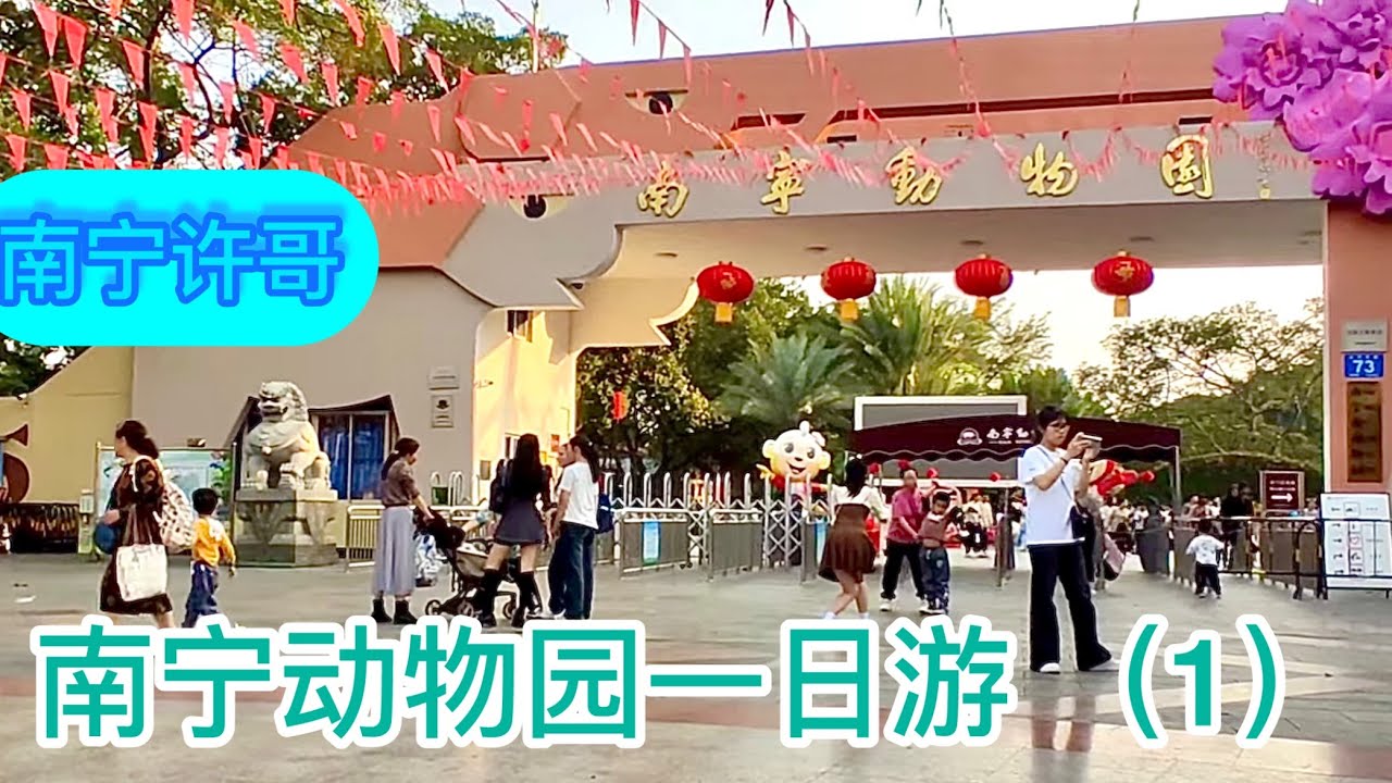 南宁许哥  南宁动物园一日游(1) BroXu Nanning Zoo One Day Tour (1) 南寧許哥 南寧動物園一日遊(1)