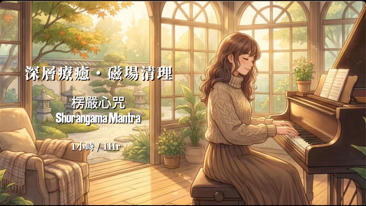 🎹【楞嚴心咒 古典樂療癒版｜一小時完整淨化｜深層療癒・磁場清理】#楞嚴咒 #療癒音樂 #ClassicalHealing
