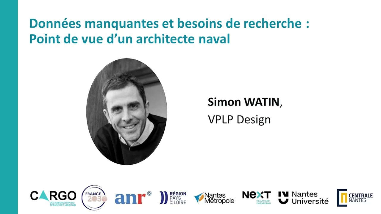 Données manquantes et besoins de recherche : point de vue d’un architecte naval
