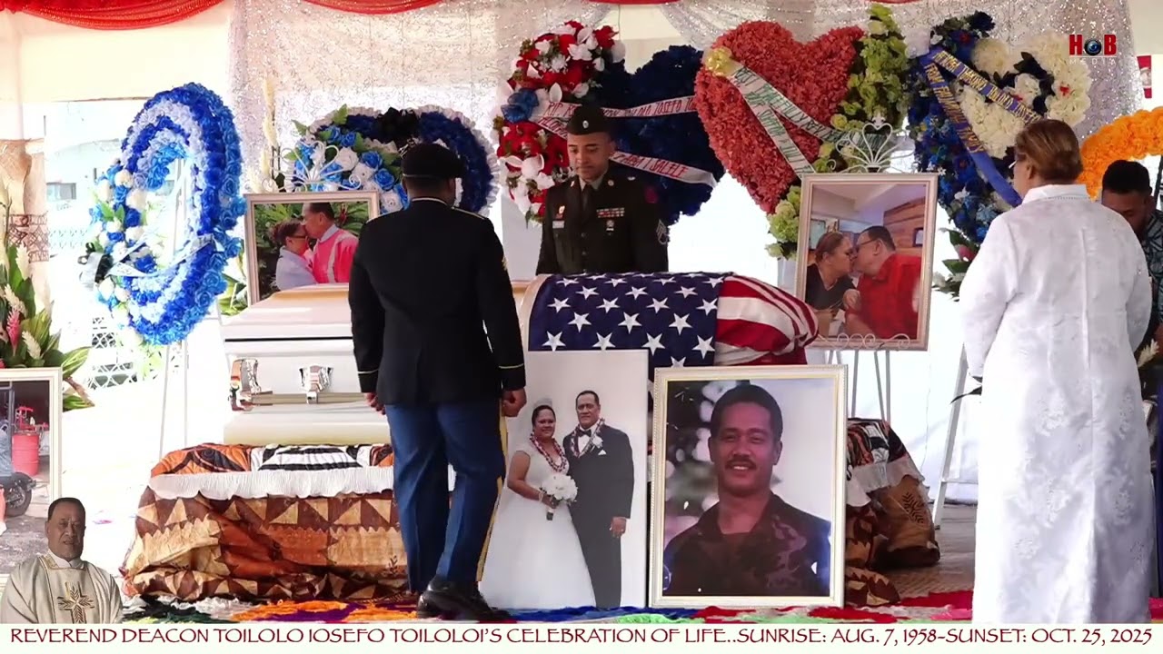 REV. DEACON TOILOLO IOSEFO TOILOLO'S CELEBRATION OF LIFE...PAVA'IA'I VILLAGE...12/10/25