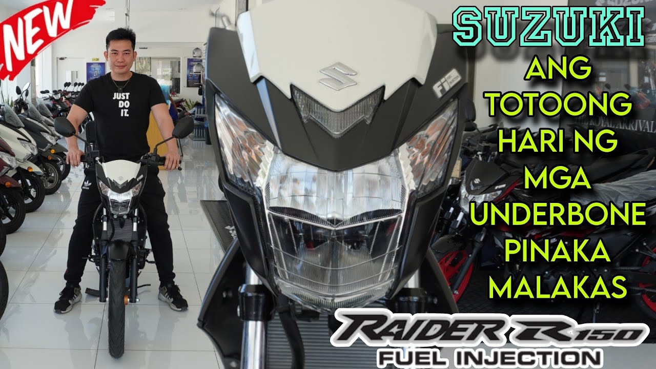 2024 SUZUKI RAIDER 150 Fi WHITE UNDERBONE KING