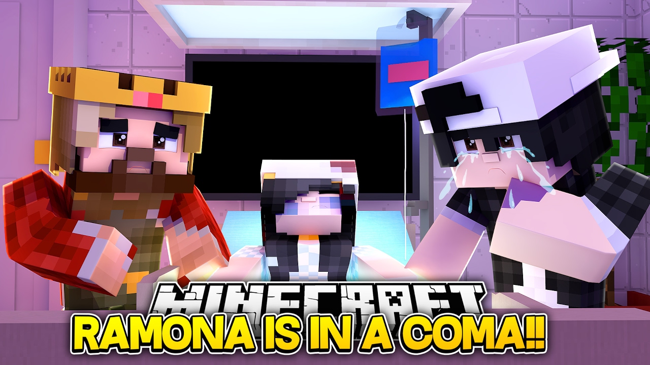 RAMONA IS IN A COMA | Minecraft Roleplay w/Little Carly and Little Kelly
