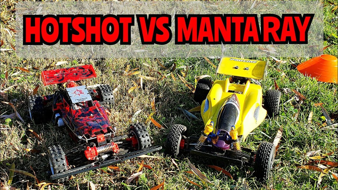 Tamiya Hotshot brushless vs Tamiya Manta Ray brushless