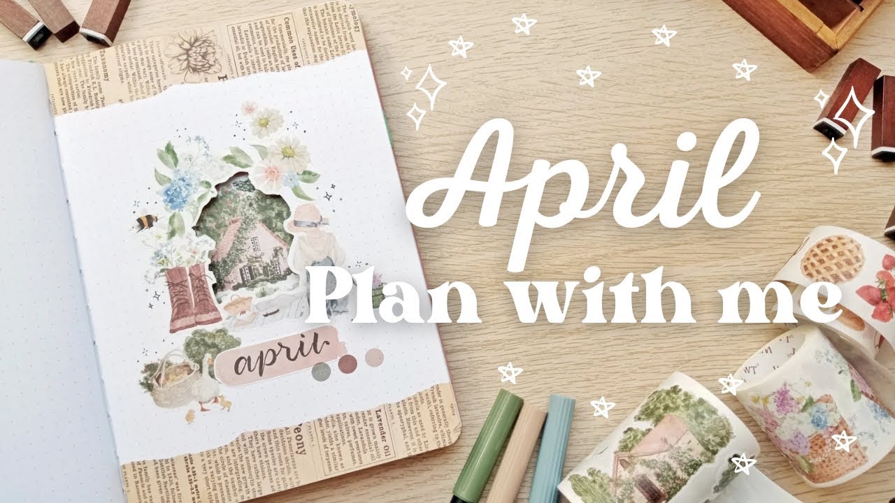 🏠🐥 Апрель 2024: Bullet Journal: план вместе со мной | Коттедж весной