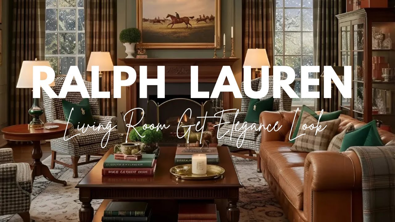 Ralph Lauren Inspired Living Room Get Elegance Look at Home