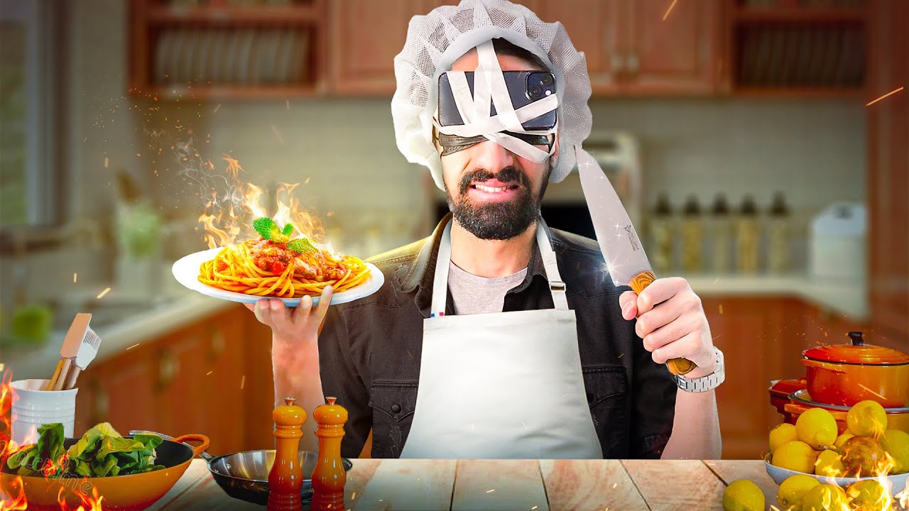 آشپزی، ولی مترزک من رو کنترل میکنه 😶