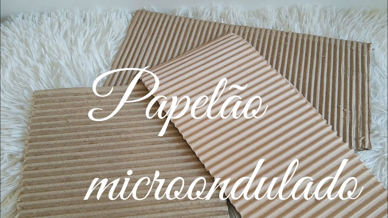 Aprenda a fazer o papelão microondulado