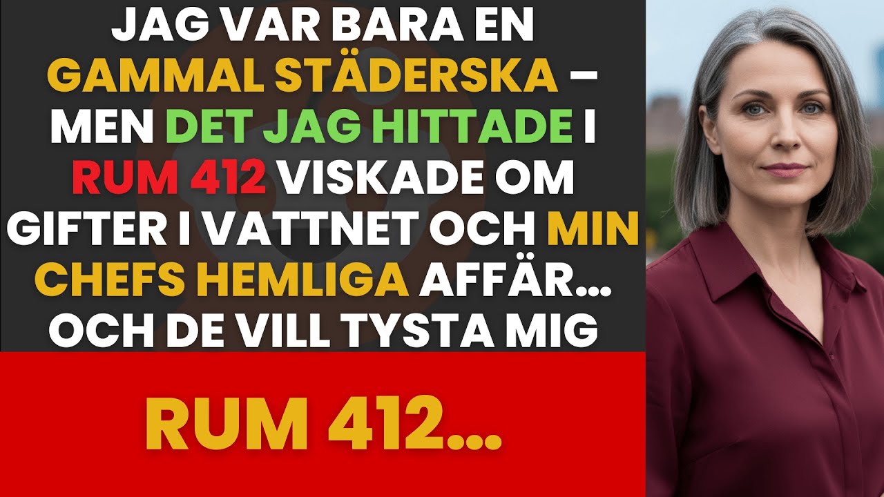 JAG VAR BARA EN GAMMAL STÄDERSKA – TILLS JAG UPPTÄCKTE VAD DE GÖMDE I RUM 412