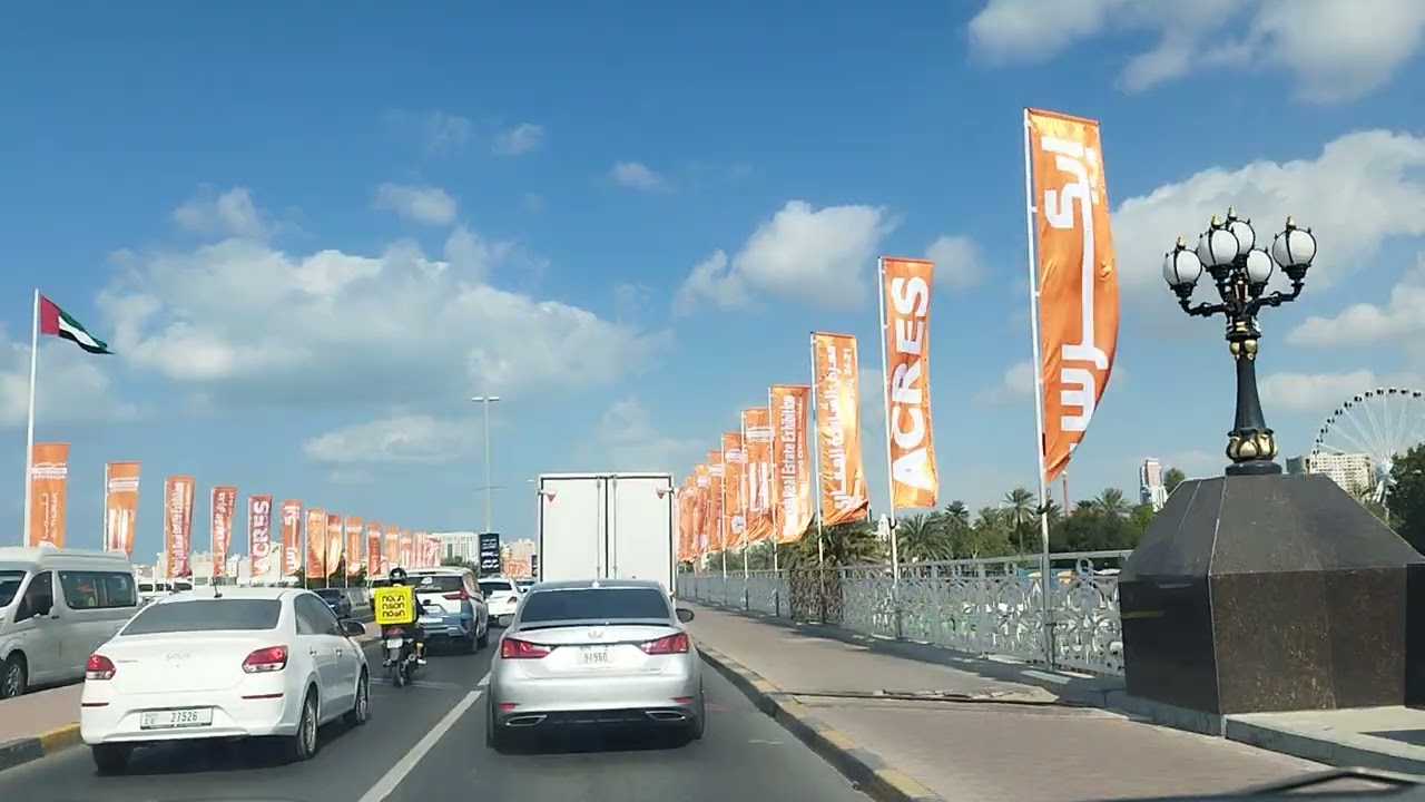 Al majaz 3 Sharjah pickup the guest going too #Desert #safari #vlog 