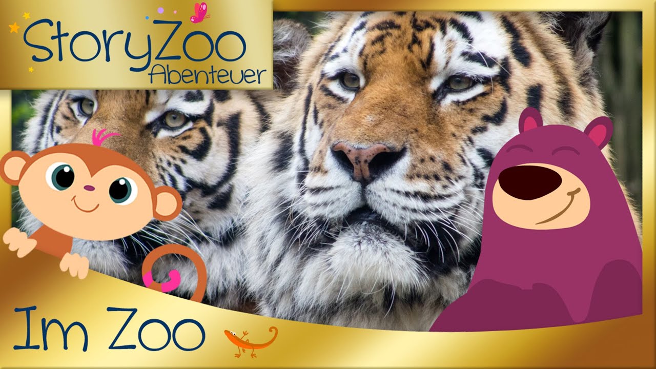 StoryZoo Abenteuer im Zoo 🦁 | Tiger & Wolf 🐯 | Lehrvideos für Kinder | #storyzoo