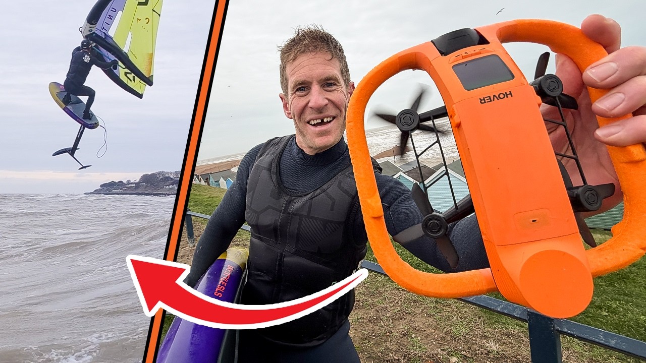 THE FIRST EVER 100% WATERPROOF SELF FOLLOW DRONE IS MAGIC - HOVERAIR AQUA!
