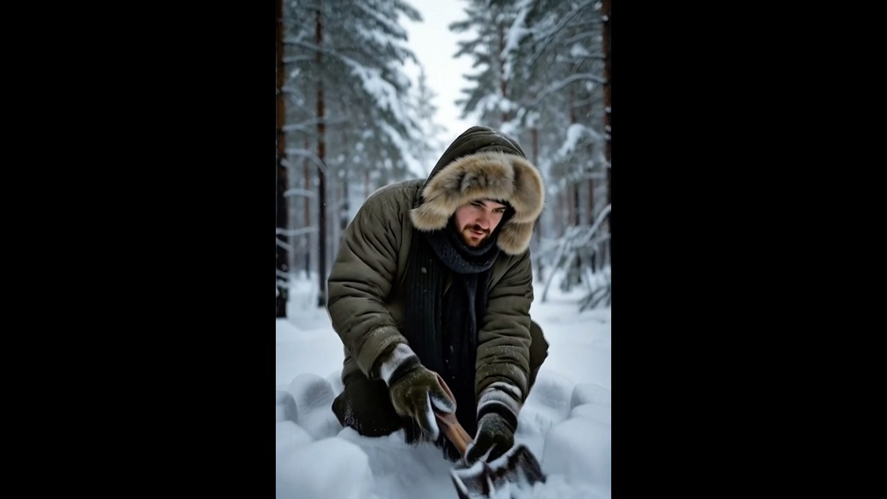 He Built a Real Igloo to Survive Winter. Would You Live in a Snow Igloo? 