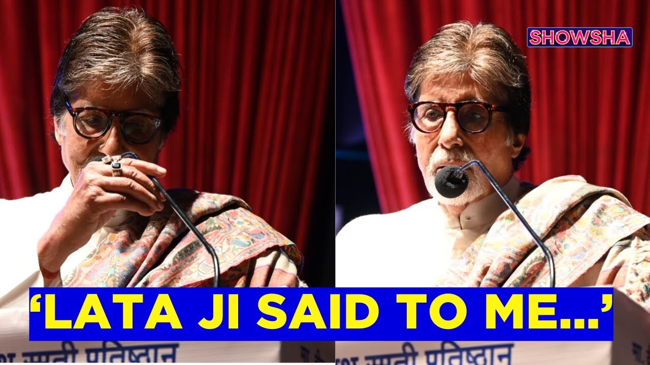 Amitabh Bachchan Recalls How Lata Mangeshkar Encouraged Him To Sing On Stage At Her NYC Show; WATCH