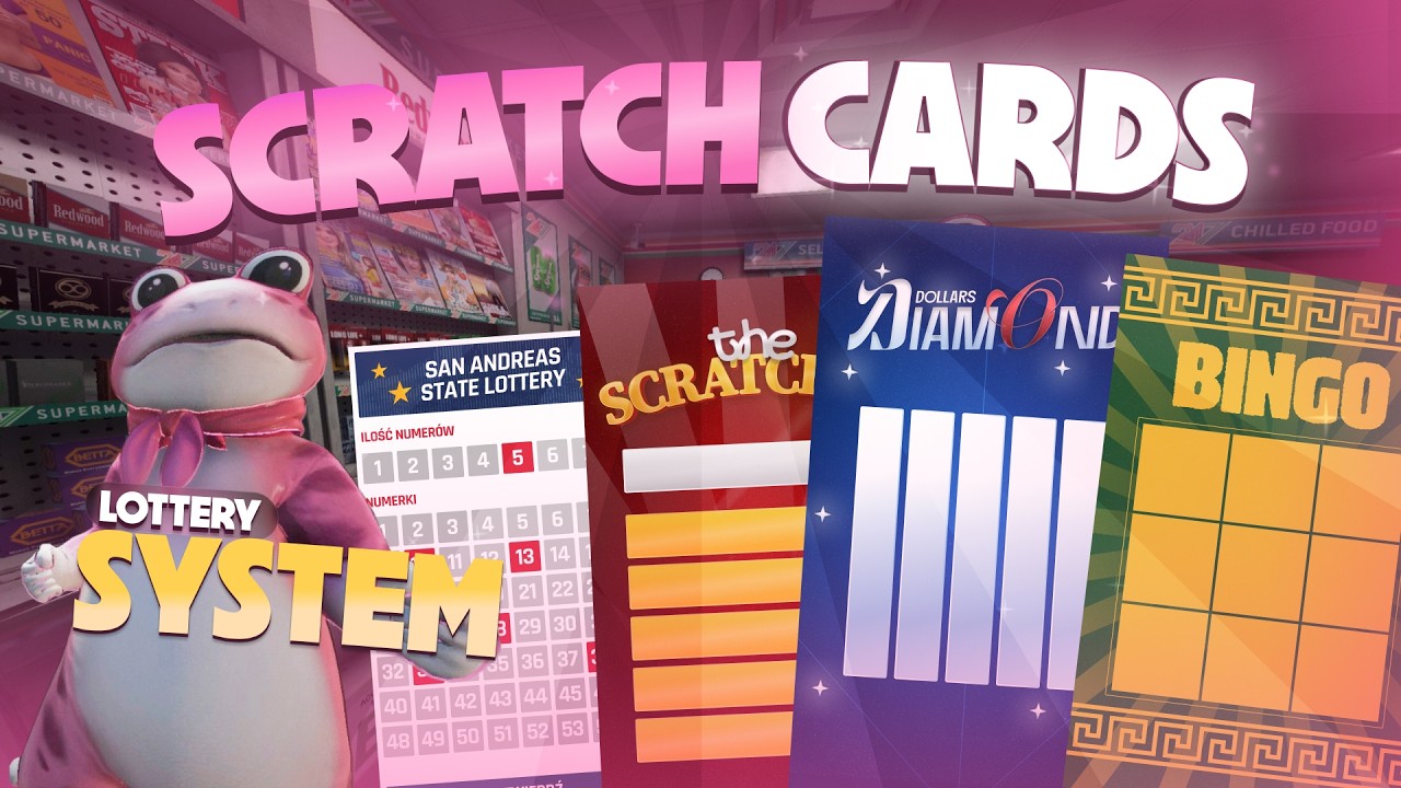 [FREE] FiveM Scratch Cards | +5 Types & Modern Lottery System | [ESX, QBCORE, QBOX] | PinkFrog