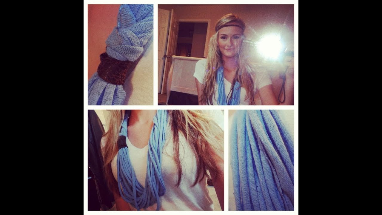 DIY Braided T-shirt Scarf! | Simple, Stylish, & Inexpensive!