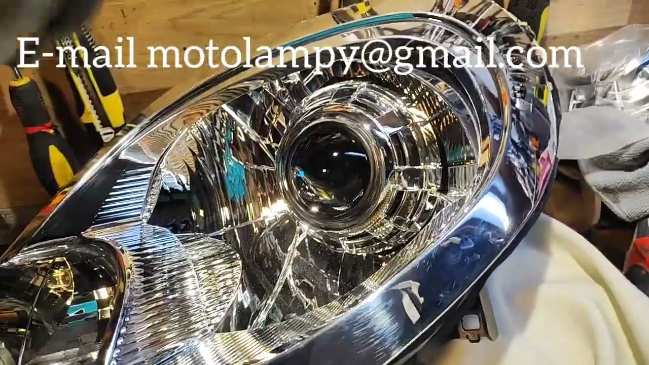 Przeróbka zwykłych lamp do #vivaro #trafic - montaż projektorów #biled #laser #koito #nhk #morimoto 