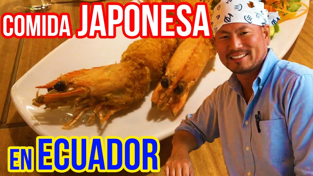 Japonés Sorprende con Comida Japonesa en Manta【Manabi, Ecuador】