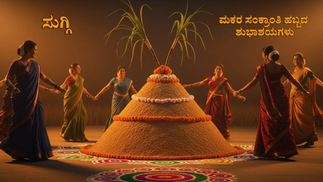 ಸುಗ್ಗಿ 🌾| ರೈತರ ಬದುಕಿನ ಹಬ್ಬ #kannadarhymes #viralvideo  #nostalgia #kannadapoems