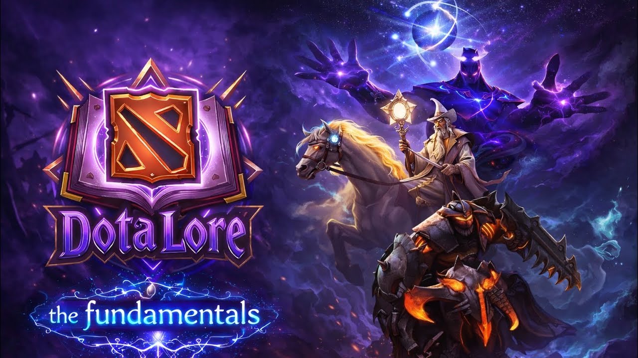 Dota 2 lore : keeper of the light / Chaos knight / Enigma / Io, the Fundamentals 