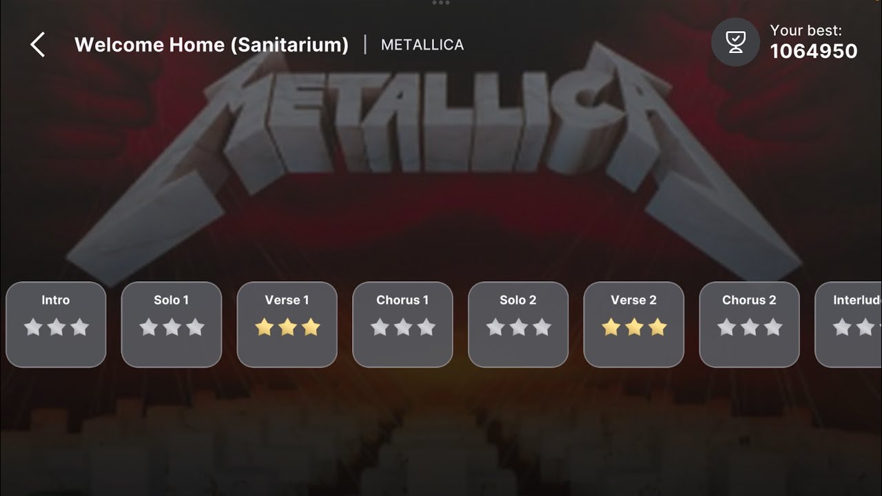 Welcome Home(Sanitarium) by METALLICA YOUSICIAN Guitar Tab (Full Rhythm & Lead) Level 11