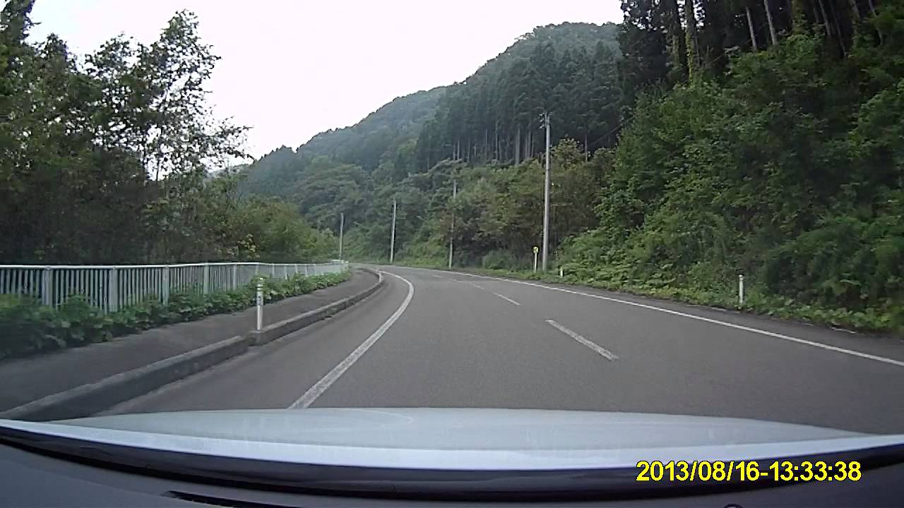 【Driveman】 2013.08.16 玉川ダムへの道のり