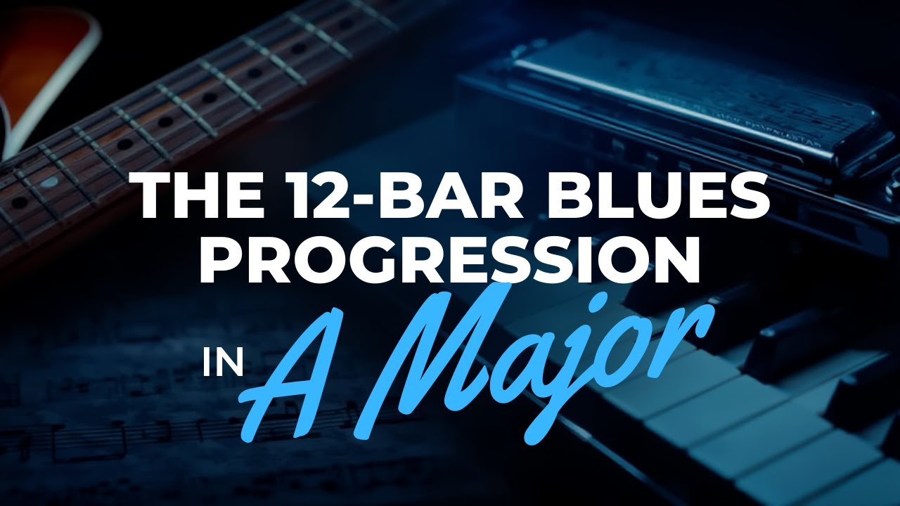 Backing Track de Blues en A Mayor | Swing Lento | 12 Compases