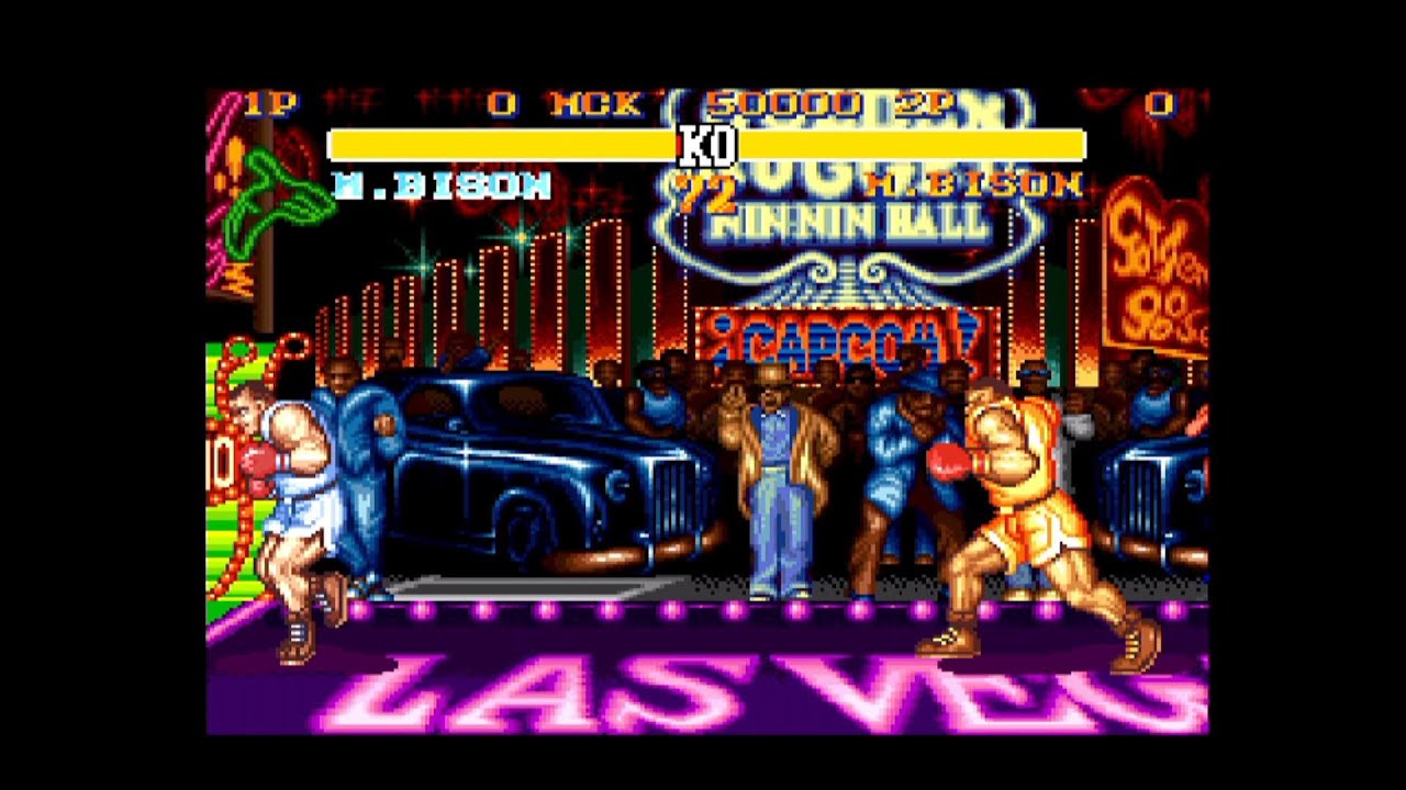 ストリートファイター2ターボ(SFC)　Lv8負け無しクリア(ターボモード)　バイソン
