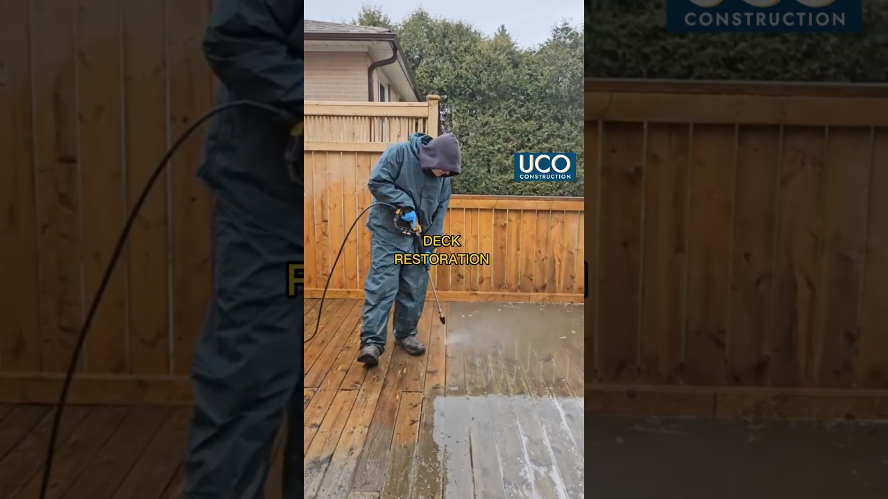 Expert deck restoration: remove dirt, treat wood, and boost your property’s value