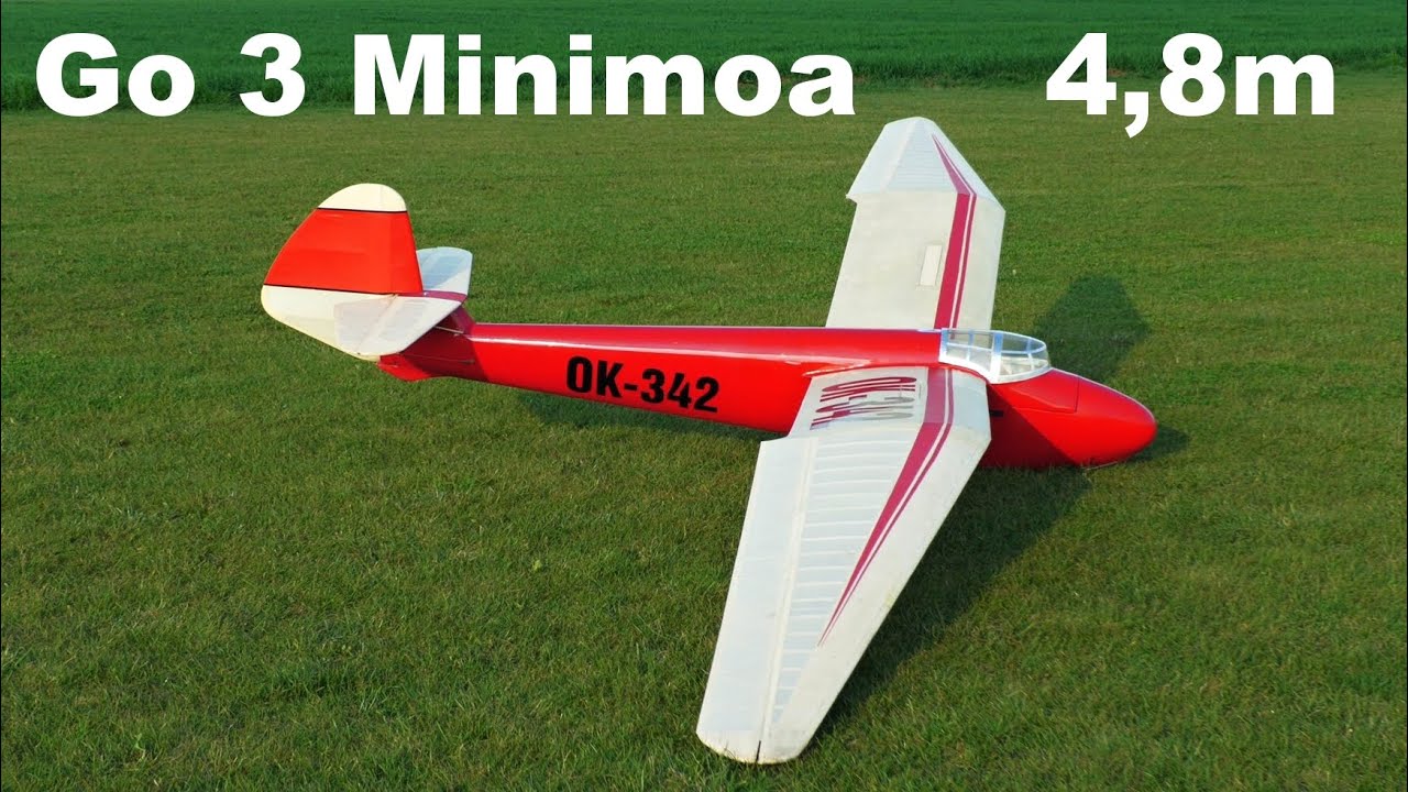 Go 3 Minimoa | scale RC glider | Syrovice 2021