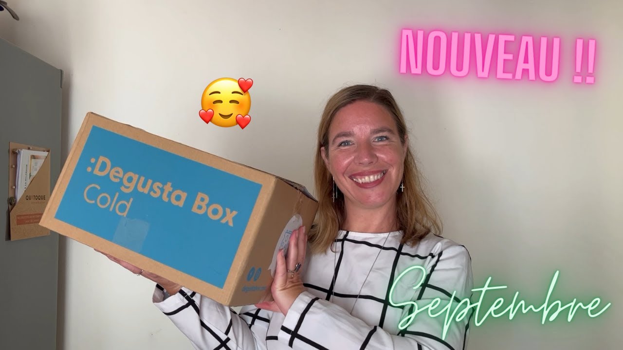 Première Degustabox Cold ! Septembre NOUVEAU