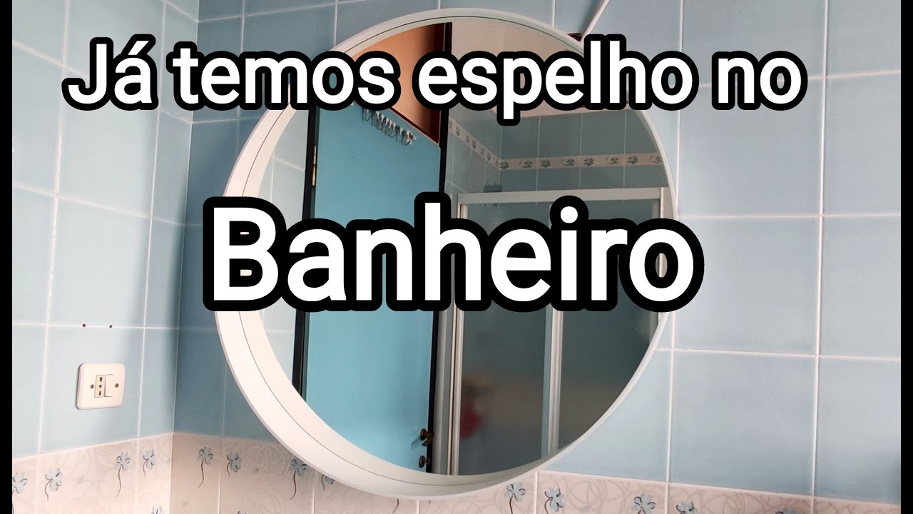 Espelho novo no banheiro | Nem tudo da certo o tempo todo | Casa tomando forma