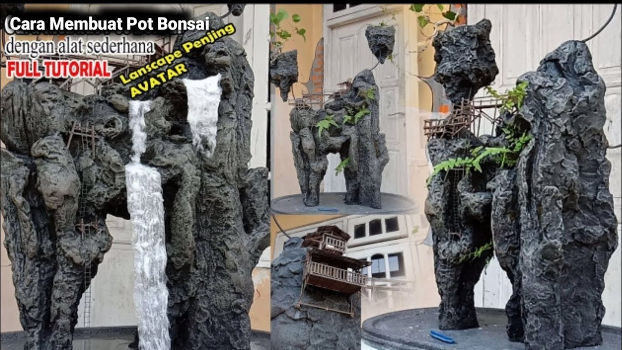 Cara Membuat Pot Bonsai Lanscape Penjing‼️Avatar