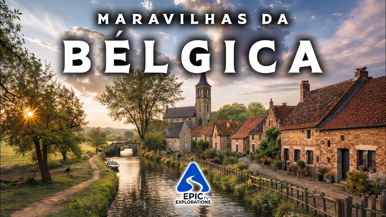 Maravilhas da Bélgica | Terra de Canais e Florestas Selvagens | Guia de Viagem 4K