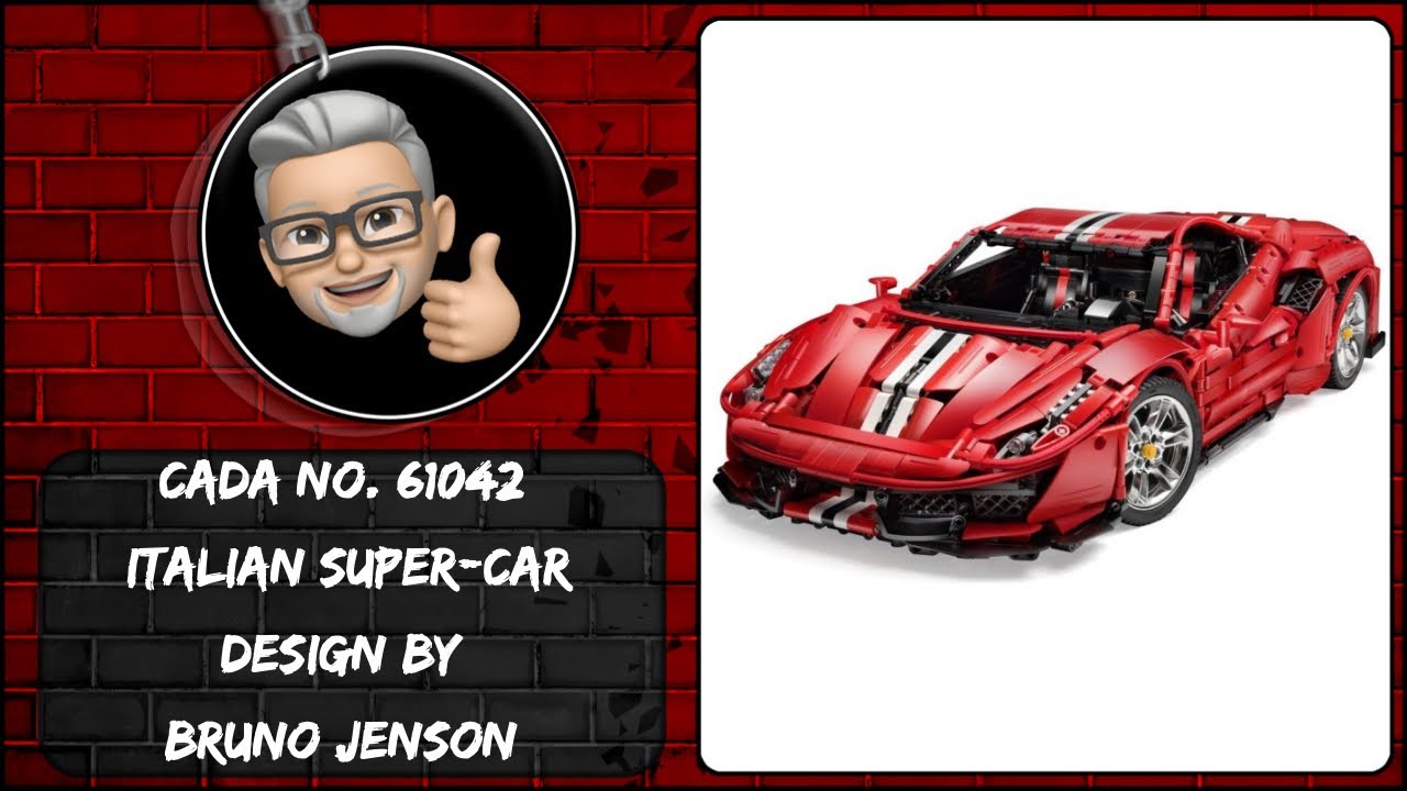 Was lange währt, wird gut - CaDA No. 61042 Italian Super-Car - ist nichts für Technic Anfänger