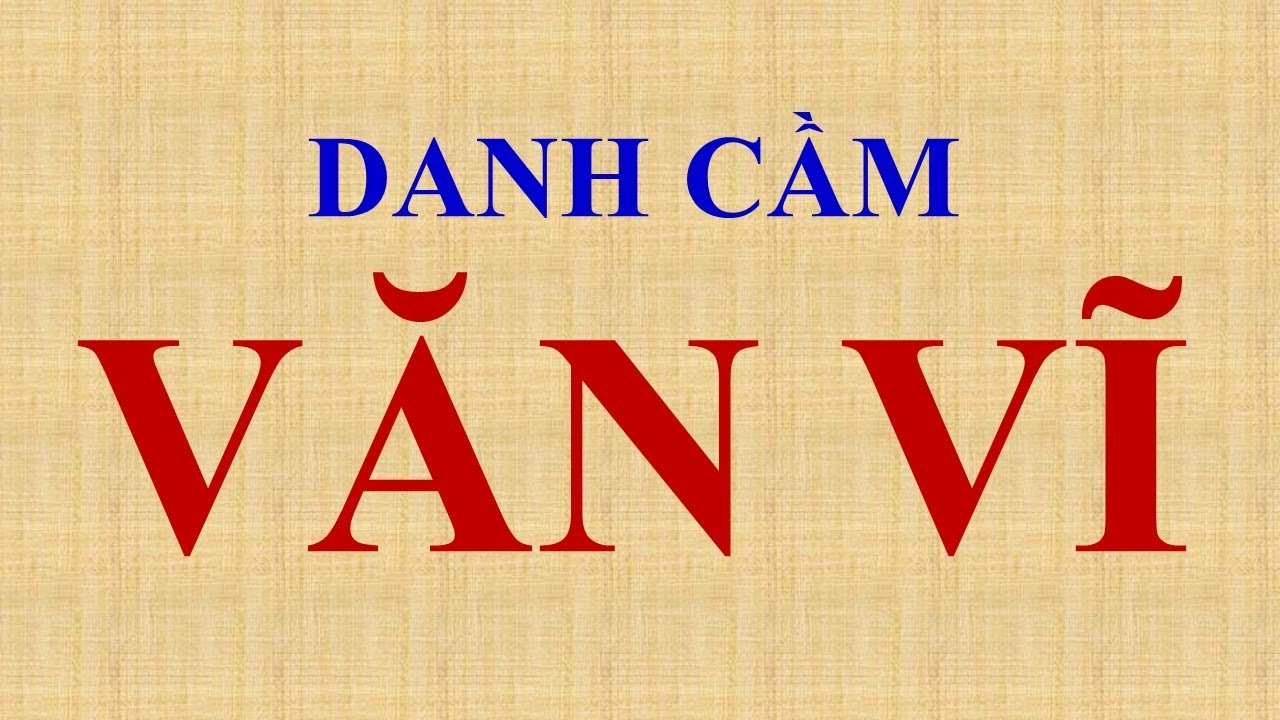 Tiếng đàn Danh cầm VĂN VĨ