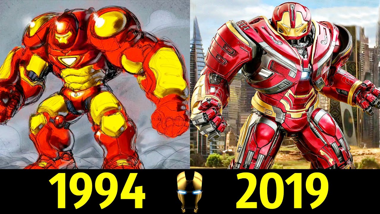 😎 ХалкБастер - Эволюция (1994 - 2019)! Все Появления Брони Марк 44 💪!