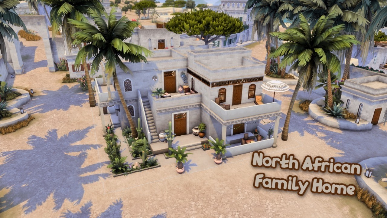 Small North African Family Home🌵🏺 | The Sims 4 Speed Build