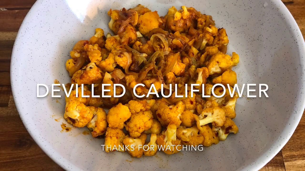 Devilled Cauliflower - Timelapse | ගෝවා මල් ඩෙවල්