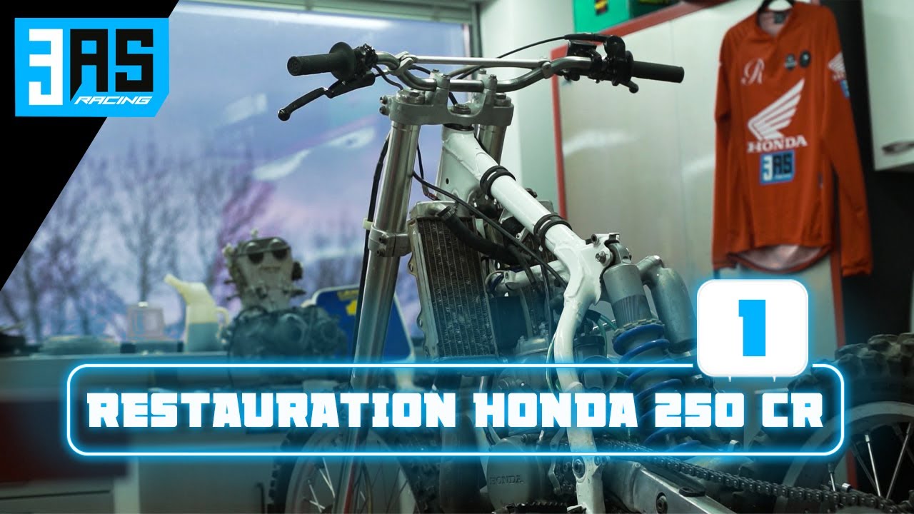 Démontage - Restauration moto cross HONDA 250 CR 1994 Replica McGrath EP-1