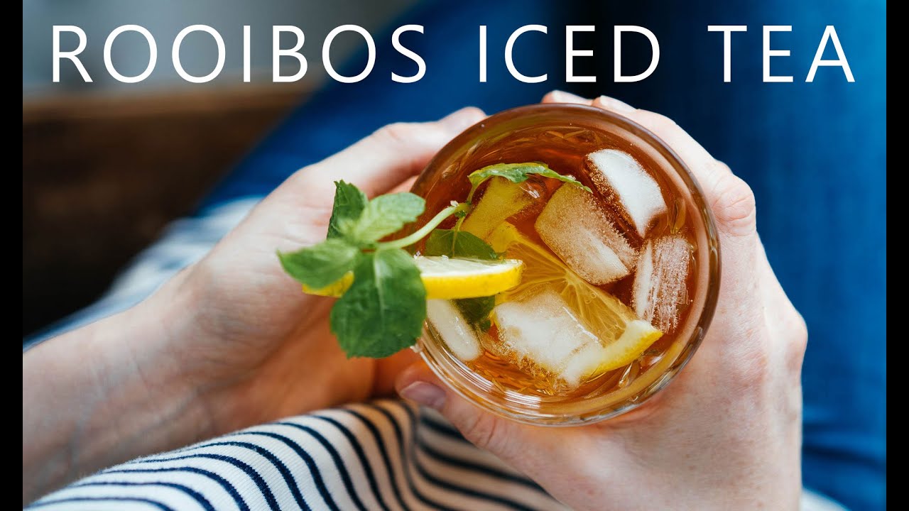ROOIBOS ICED TEA w. CITRUS + MINT