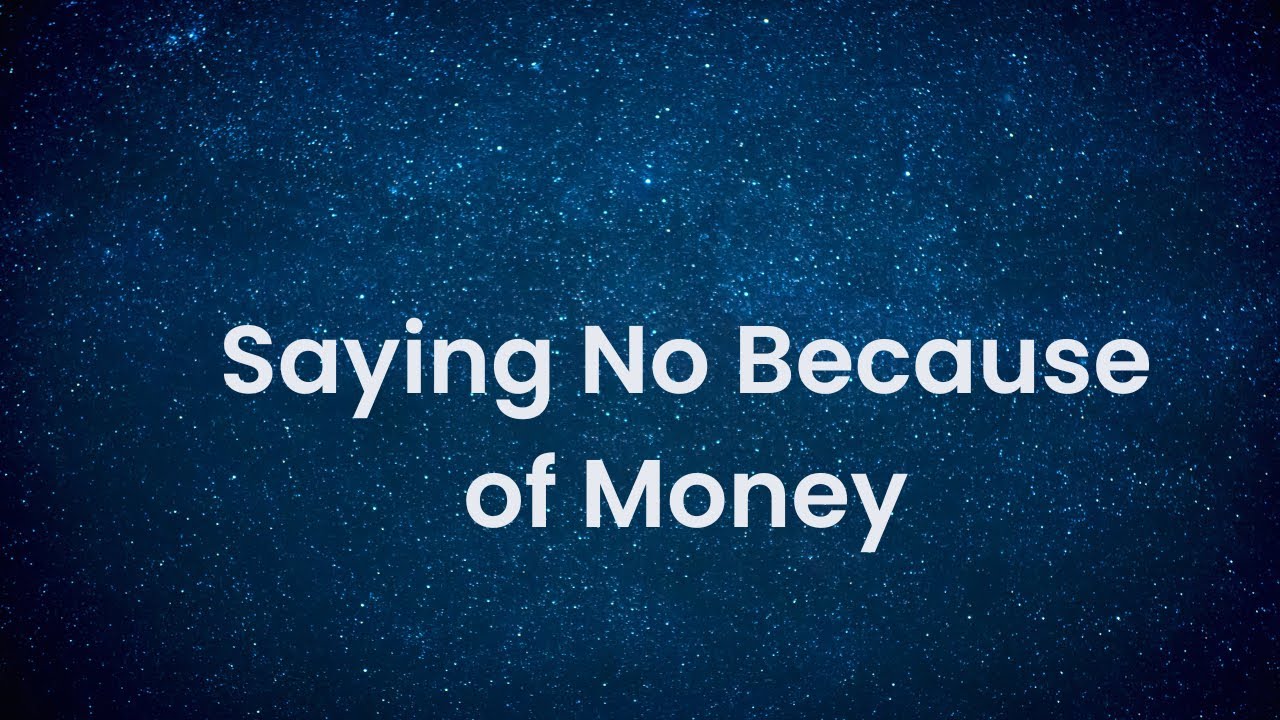 Saying No Because of Money – A Calm English Night Story